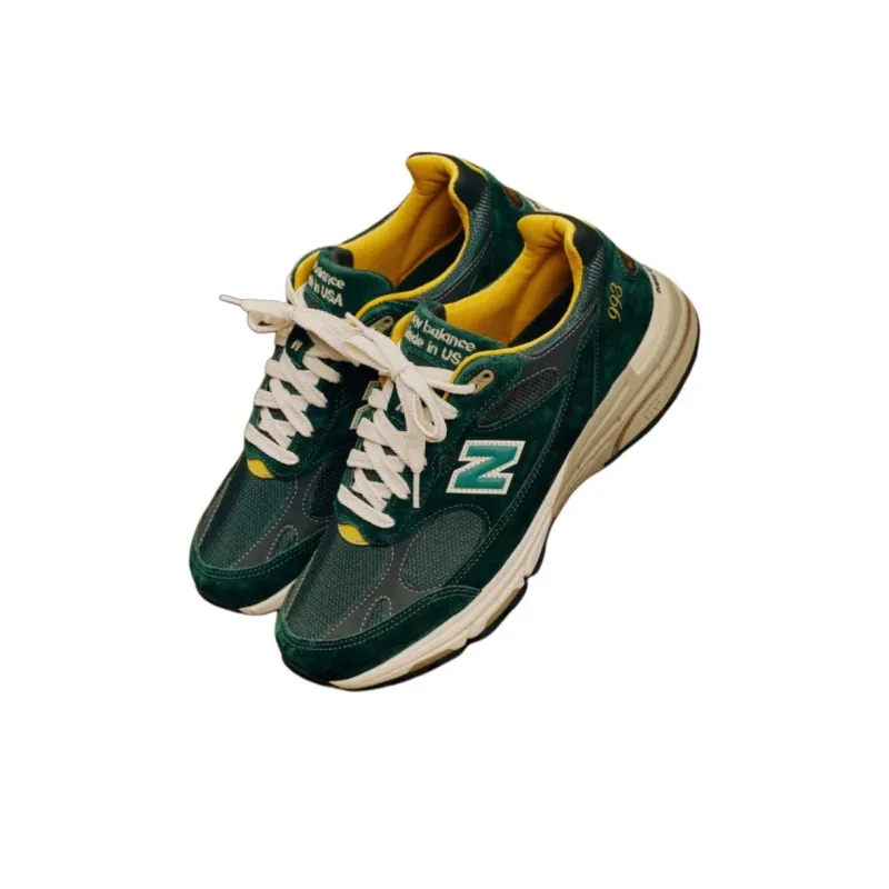 Aimé Leon Dore x New Balance NB 993 Anti-Slip Wear-Resistant Low-Top Casual Running Shoes Unisex Green-2
