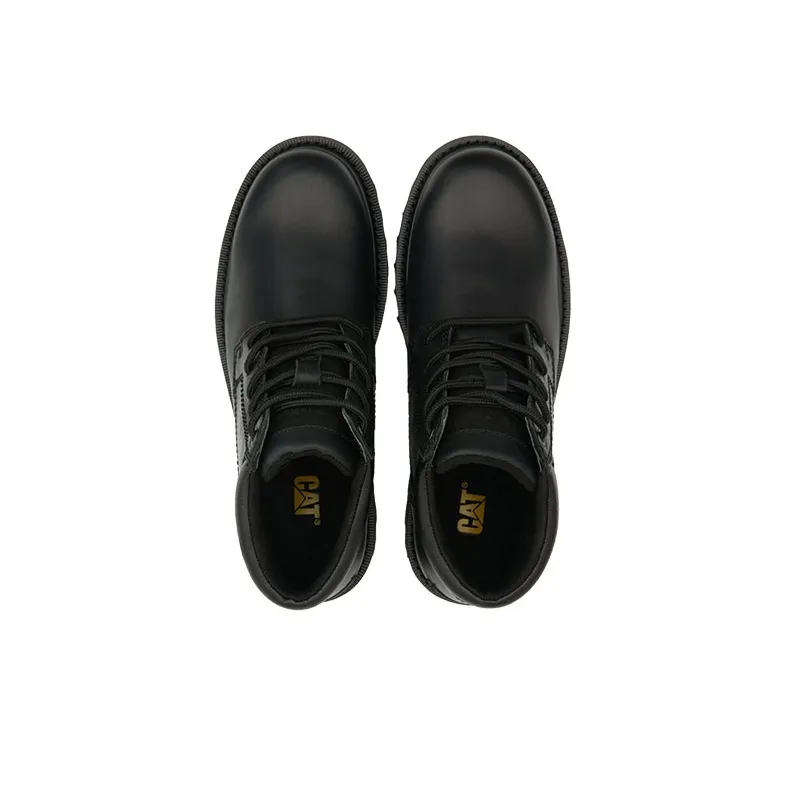 CAT Wear Resistant Slip Resistant Ankle Length Outdoor Boots Men's Black-2