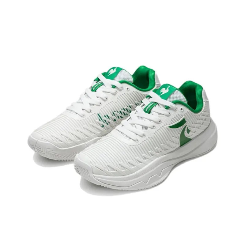 Le Coq Sportif Breathable Tennis Shoes Unisex White Green-1