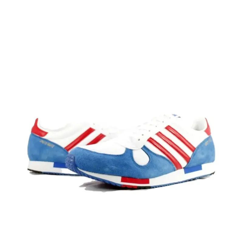 Adidas Adizero Adios Pro 3 Anti Slip And Wear Resistant Breathable Low Top Running Shoes Men's White Blue Red-3