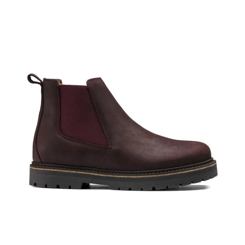 Birkenstock Ankle-Length Chelsea Boots Women's Red Narrow Fit-1
