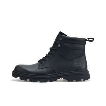 CAT Slip Resistant Short Mid Calf Outdoor Boots Men's Black