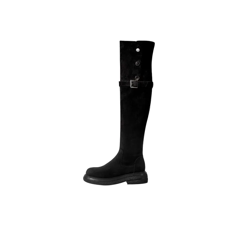 Wonderful Couple Over-the-knee Boots 4.5cm Women's-11