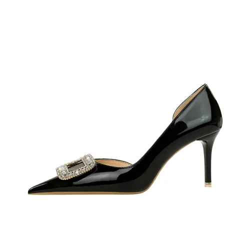 QITUMAUL Slim Heel High Heels Women's