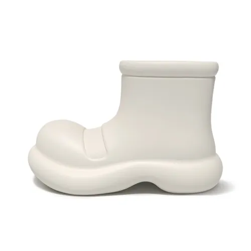 CHEDOIR Water Resistant Wear Resistant Height Increasing Short Rain Boots Women's