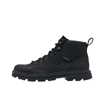 CAT Wear Resistant Slip Resistant Ankle Length Outdoor Boots Men's Black