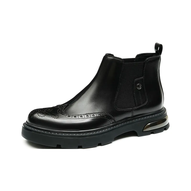 ASTON M.JAZZ Short Chelsea Boots 3.3cm Men's-1
