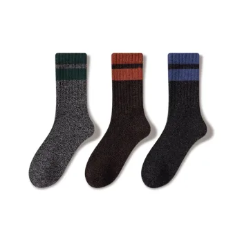 JIAZINI Mid Calf Socks Men's 3 Pack