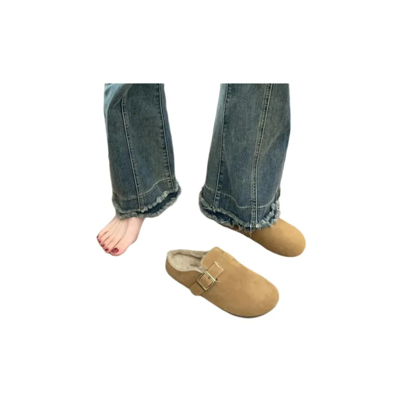 ALPLUME Home Slippers Brown Gray-8