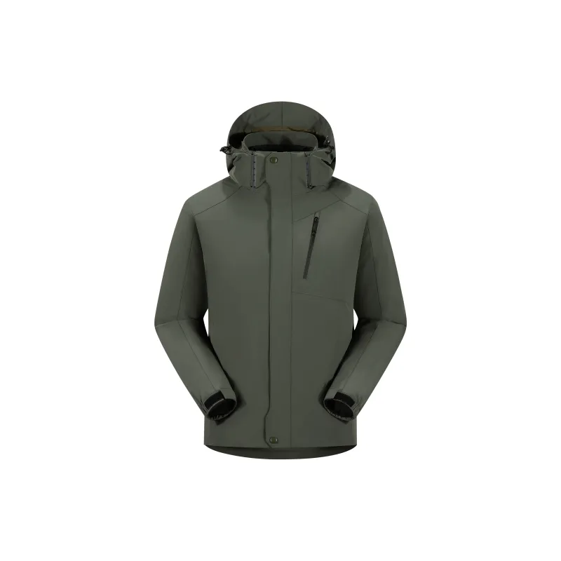 Yalu Diagonal Zipper Thermal, Abrasion Resistant, Breathable, Waterproof, Windproof Windbreaker Jacket Unisex-18