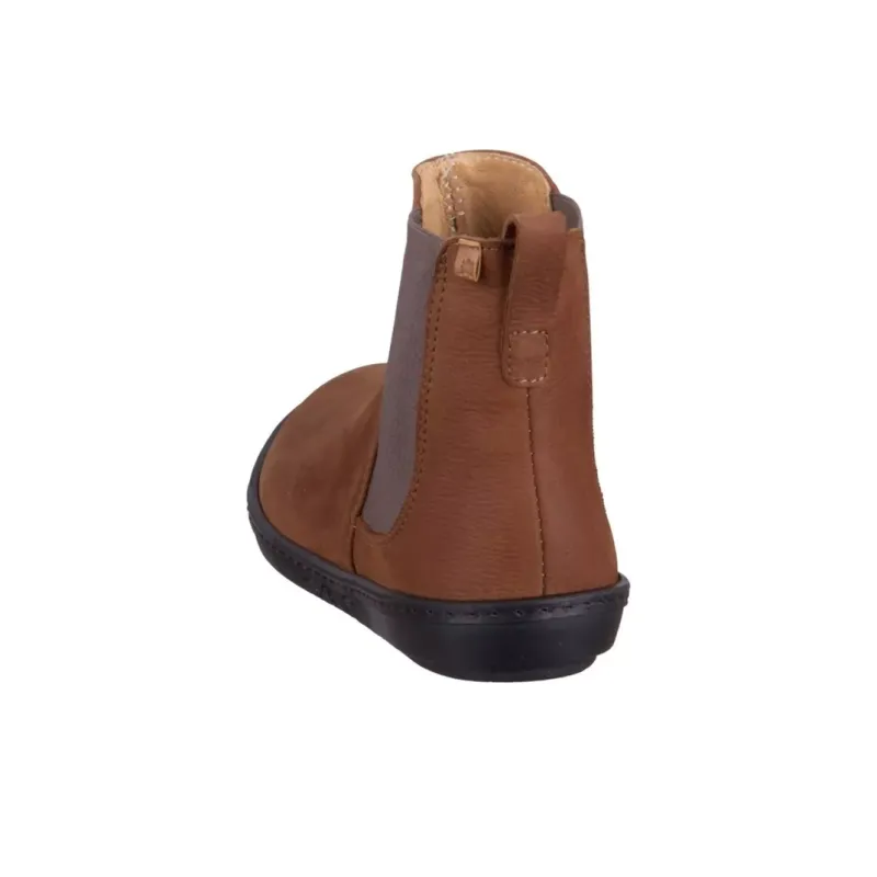 El Naturalista Short Chelsea Boots Women's Brown-3