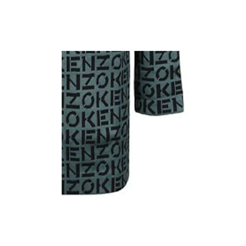 KENZO Long-Sleeved Dresses Women's Green-4