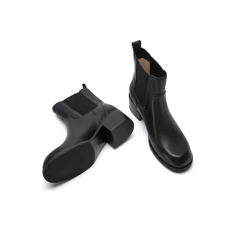 Marie Claire Short Chelsea Boots Women's Midnight Paris Black-2