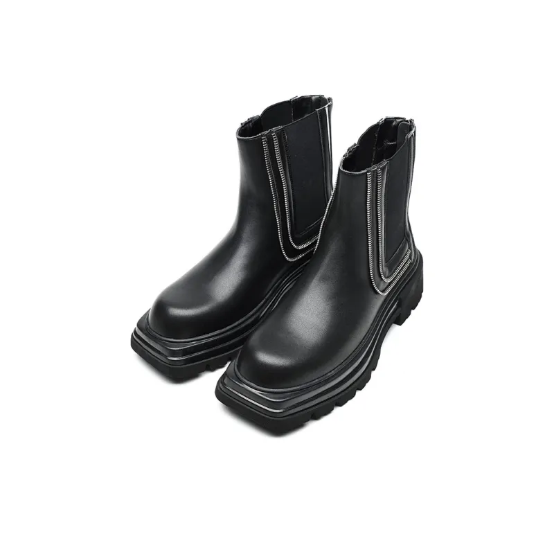 Cachiotti KAQIAODI Crew Chelsea Boots Black-1
