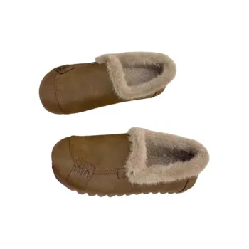 Yamada Hyakuju Home Slippers Dark Brown Black Khaki