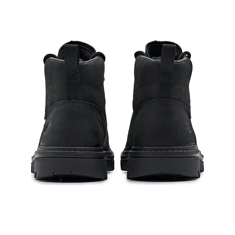 CAT Wear Resistant Slip Resistant Ankle Length Outdoor Boots Men's Black-3