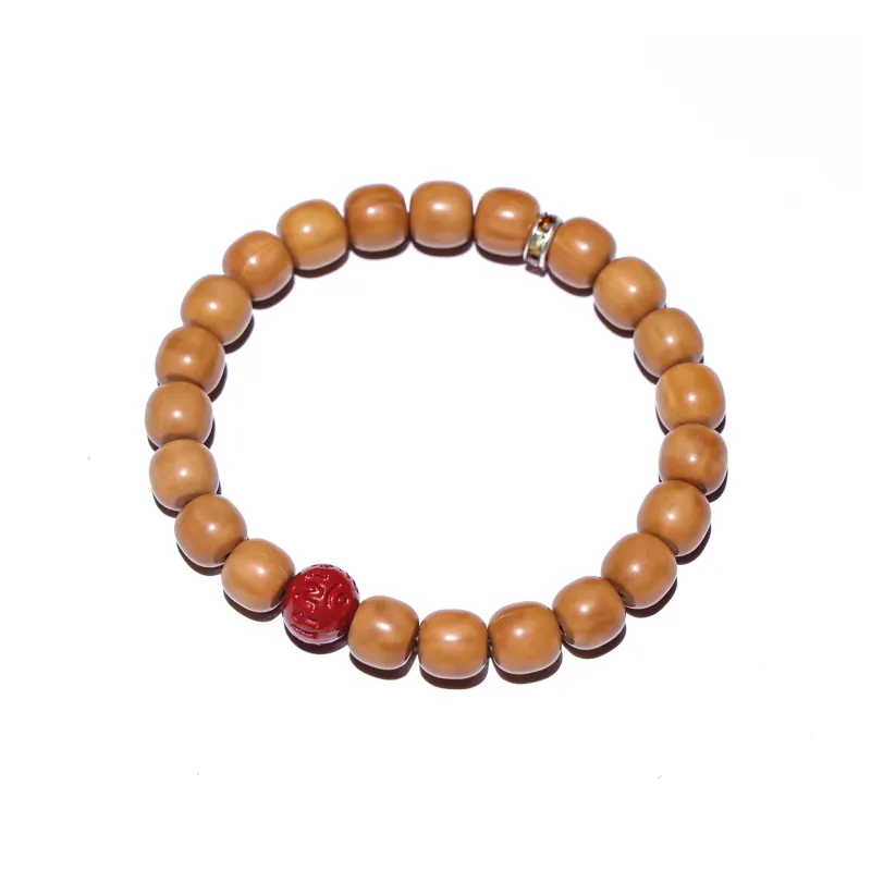 WUDE Monkey Head Walnut Wooden Bracelets Unisex-21