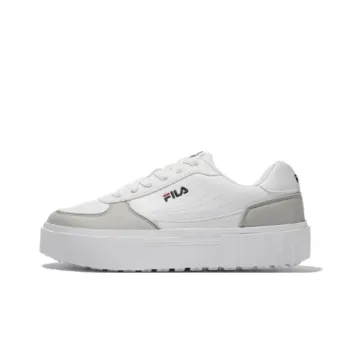 FILA Drop Anti Slip Wear Resistant Low Top Skateboard Shoes Unisex White Green