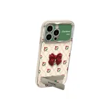 Electroplated Full-View Window-Silver[Diamond Pattern Rose Bowknot+Stands]