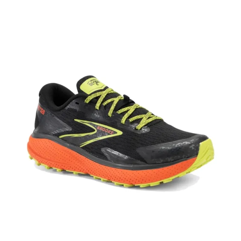 Brooks Divide Cushioned Slip-Resistant Low-Top Running Shoes Men's Black-2