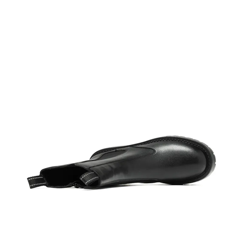 Chi Wolf Crew Chelsea Boots Men's Black-4
