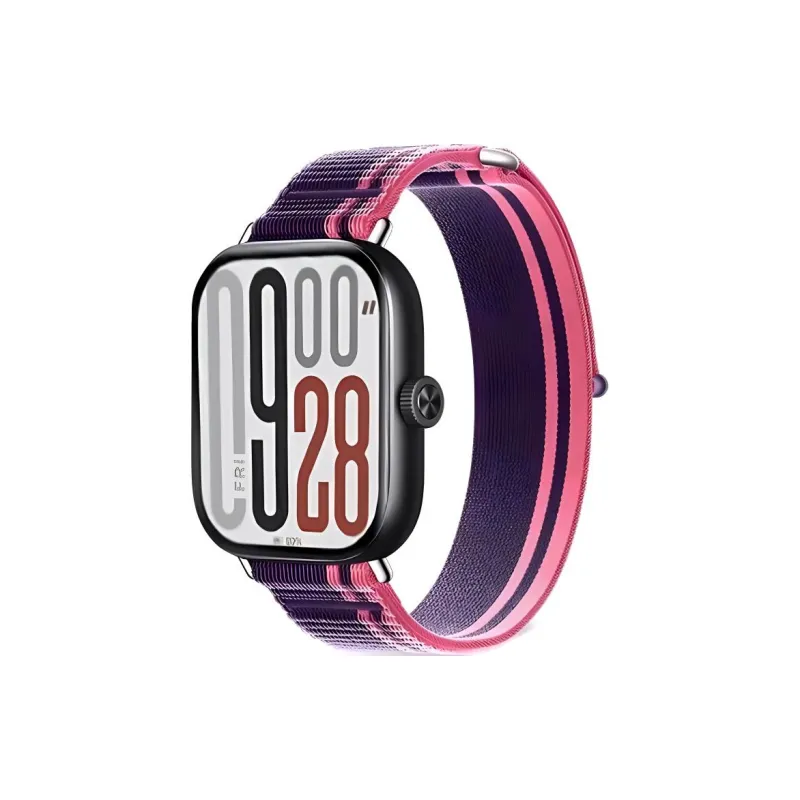 Fly Watch Band Xiaomi Red Beige Compatibility Nylon Material-0