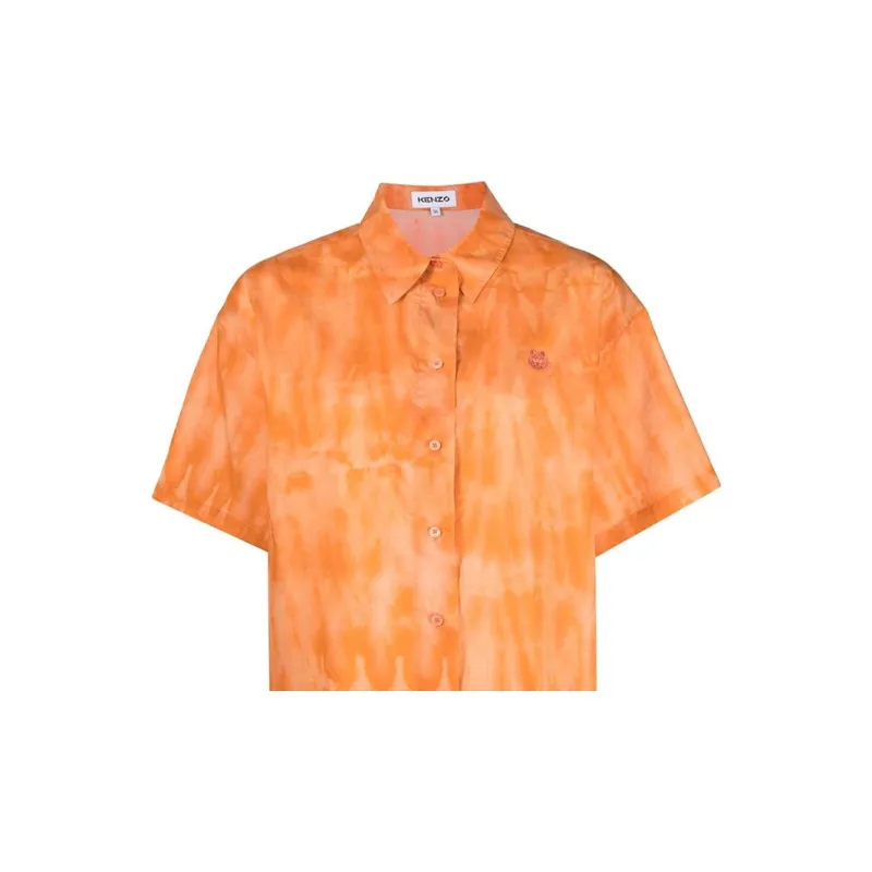 KENZO Shirts Women's Orange-4