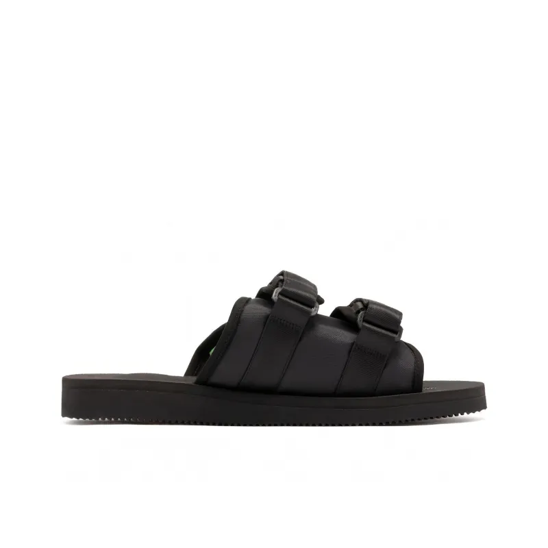 Suicoke Logo patch Touch strap Slides-1
