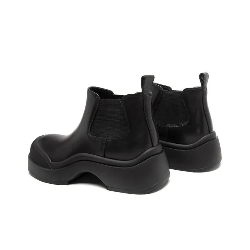 Anthony Miles Short Chelsea Boots Women's Black-3