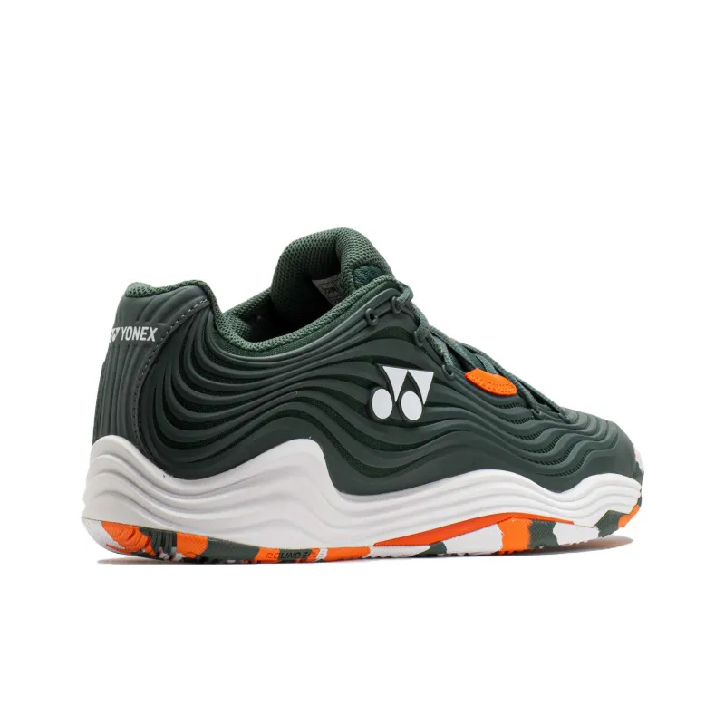 YONEX SHTF5 Abrasion Resistant Coverage Low Top Tennis Shoes Unisex Olive-2