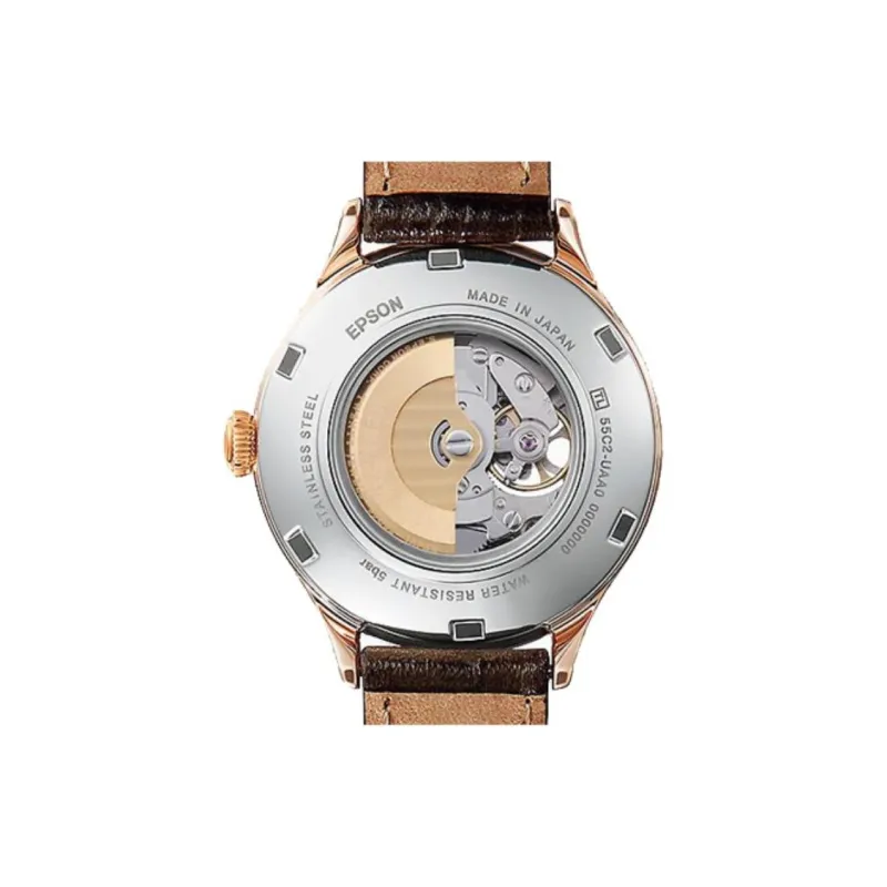 ORIENT Automatic Mechanical Movement Leather Watch Bands Watch Women's Watch Silver Dial-1