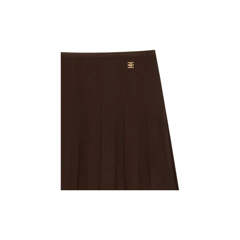 Givenchy 4G Plaque Mini Pleated Skirt-3