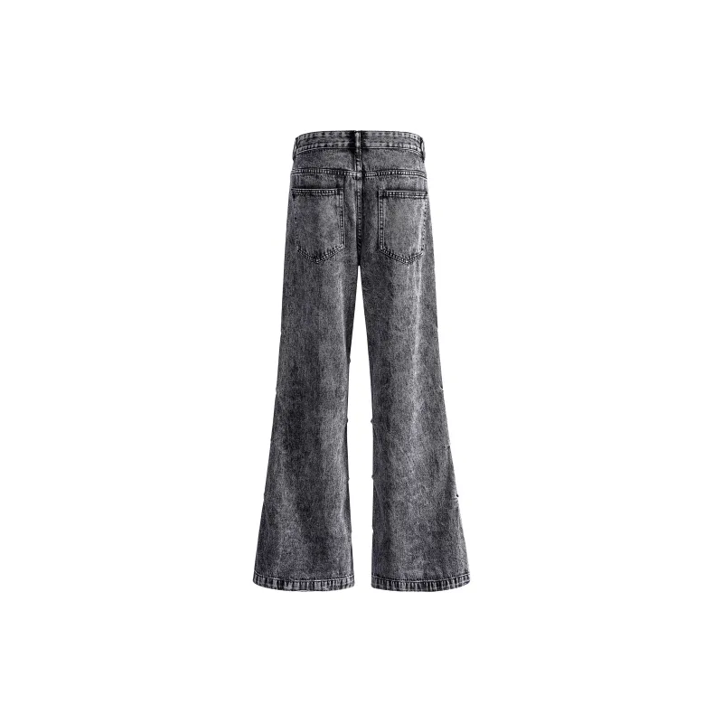 Wen Shan Jeans Unisex Black Gray-1