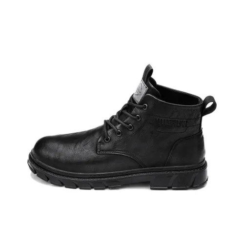 HLA Outdoor Boots Men Black/Brown