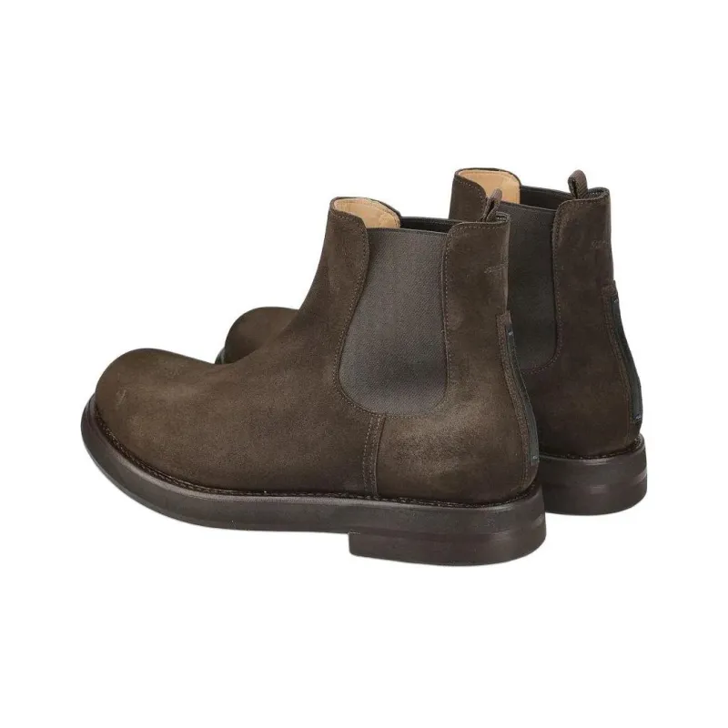 PREMIATA Short Chelsea Boots Men's Brown-4