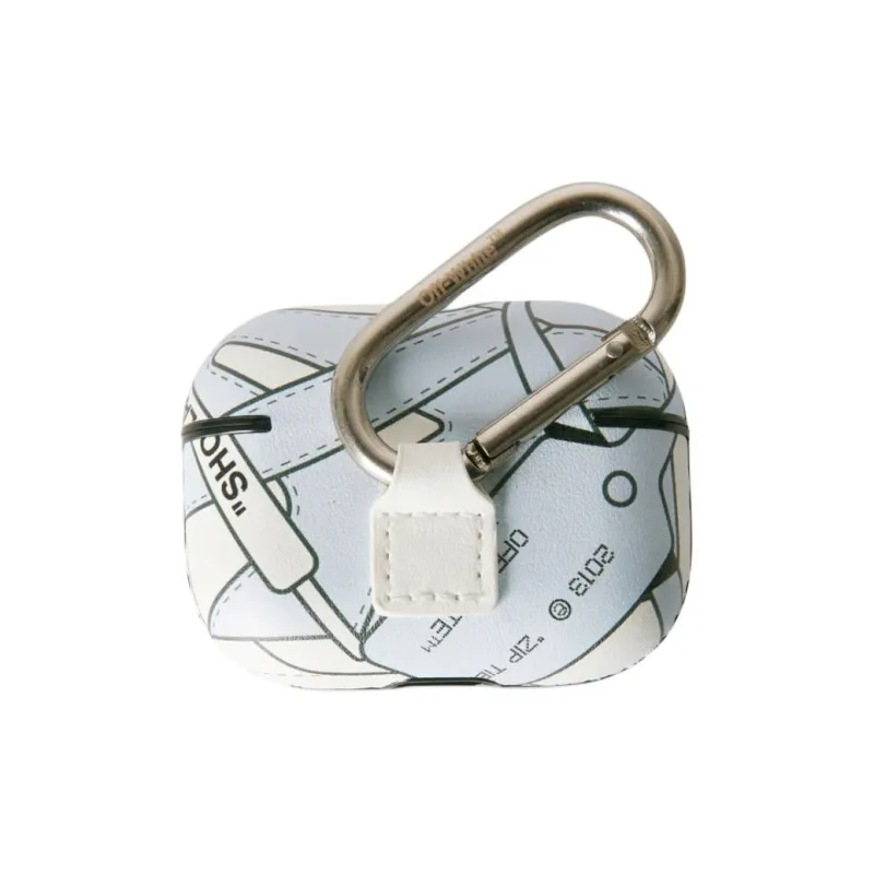 OFF WHITE Polycarbonate Earphone Case Unisex Multicolor-1