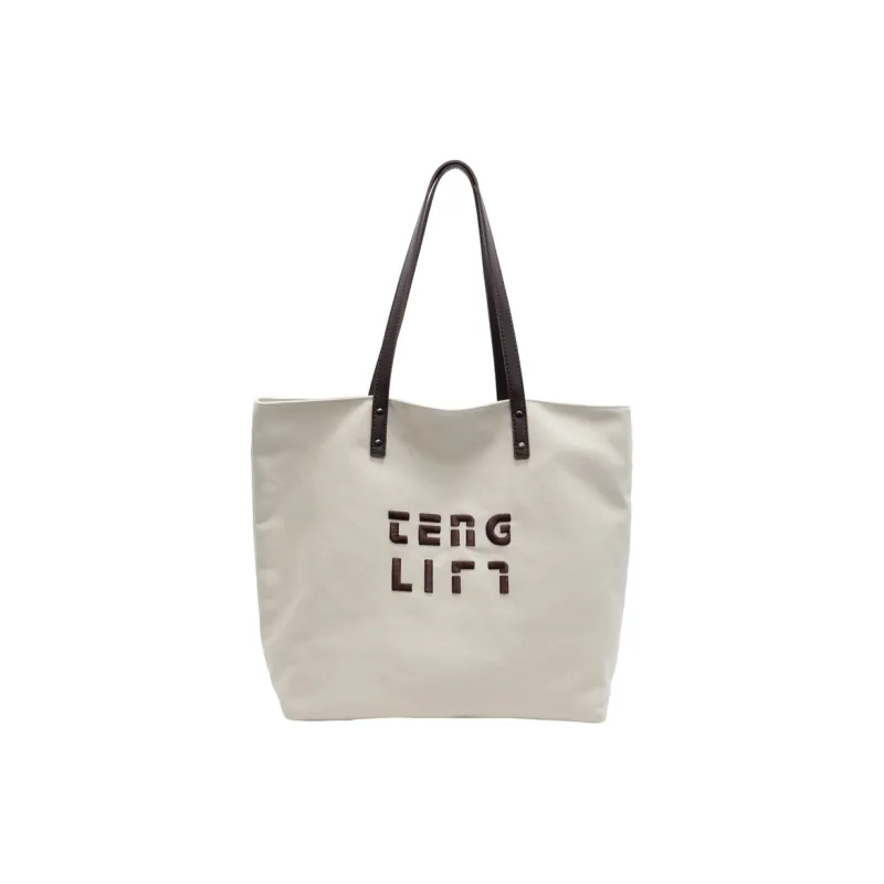 SUN ERATH&U Fabric Tote Bag Shopping Bag Shoulder Bags Women's Black Tea/Chestnut Brown/Ecru/Khaki-16