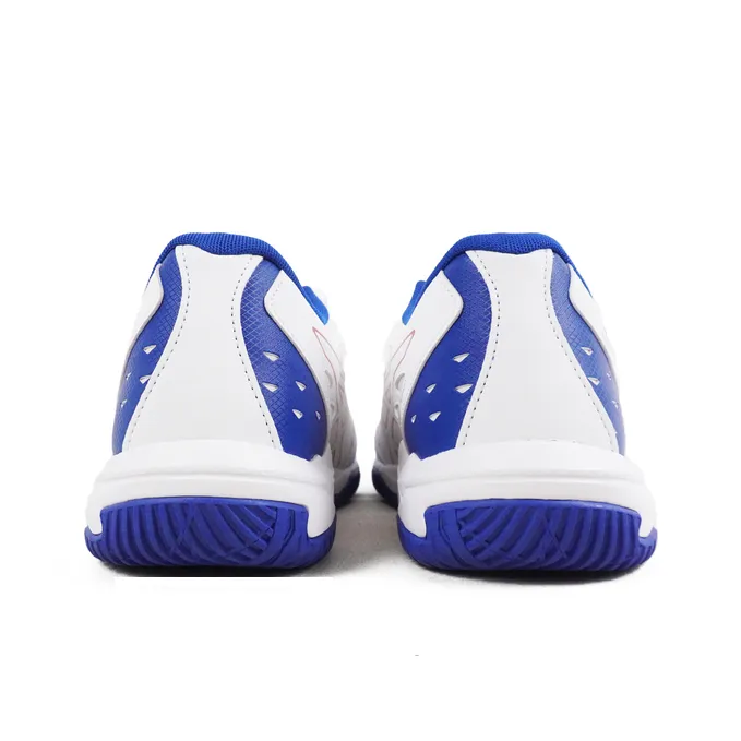 Asics Gel Rocket 11 Cushioning Low Top Badminton Shoes Unisex White Blue-4