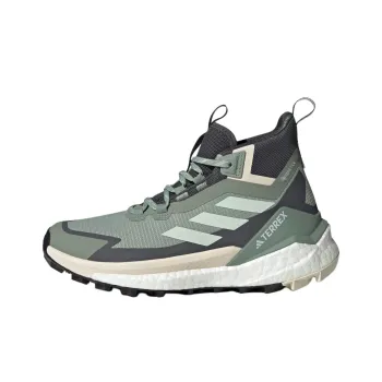 Adidas TERREX FREE HIKER 2.0 Anti Slip Wear Resistant High Top Hiking Shoes Women's Green
