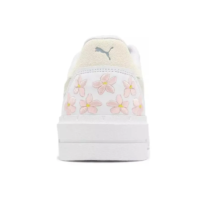 PUMA CALI COURT Anti Slip Wear Resistant Low Top Skateboard Shoes Women's White-3