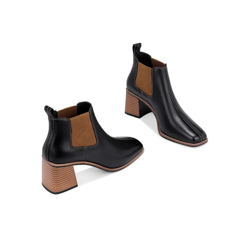 JESSICA SOPHIA Short Chelsea Boots 5.5cm Women's-1