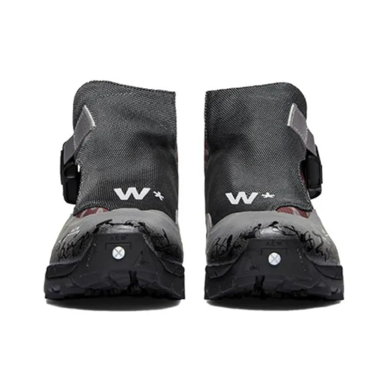 ROA x A COLD WALL* Slip Resistant Ankle Length Outdoor Hiking Boots Unisex Black-1