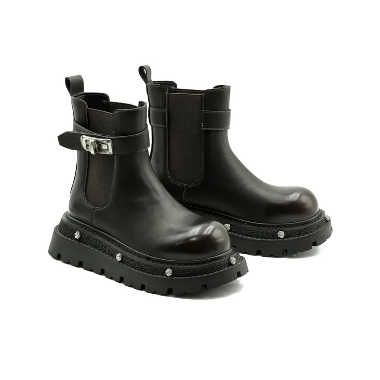 Little Sue Chelsea Boots Women's Brown-19