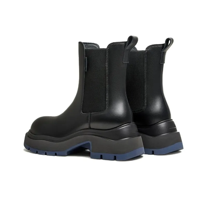 TATA Chelsea Boots Women's Black Fleece Lined/Black Unlined-2