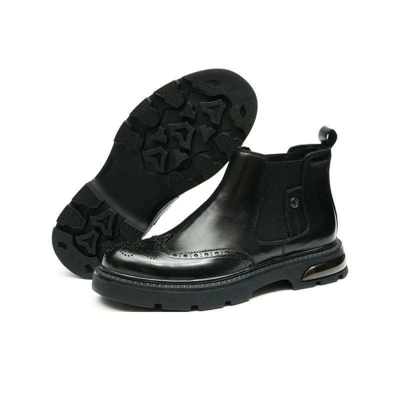 ASTON M.JAZZ Short Chelsea Boots 3.3cm Men's-6