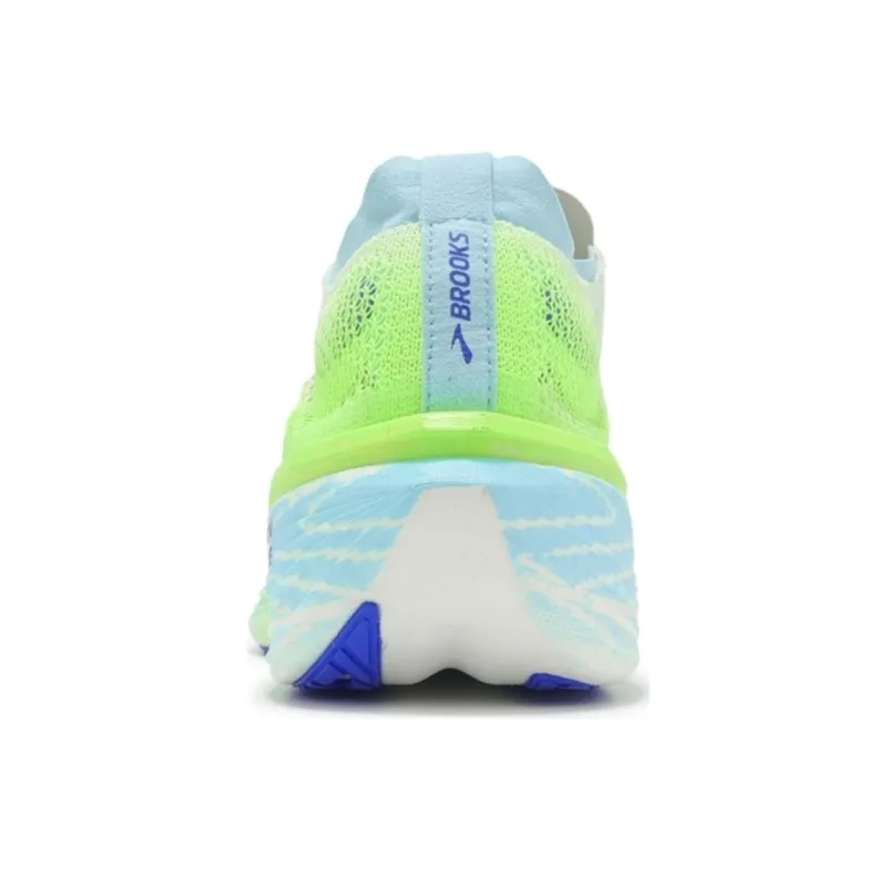 Brooks Hyperion Elite Anti Slip Wear Resistant Low Top Trail Running Racing Running Shoes Unisex White Green-2