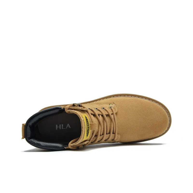 HLA Outdoor Boots Men Yellow-27