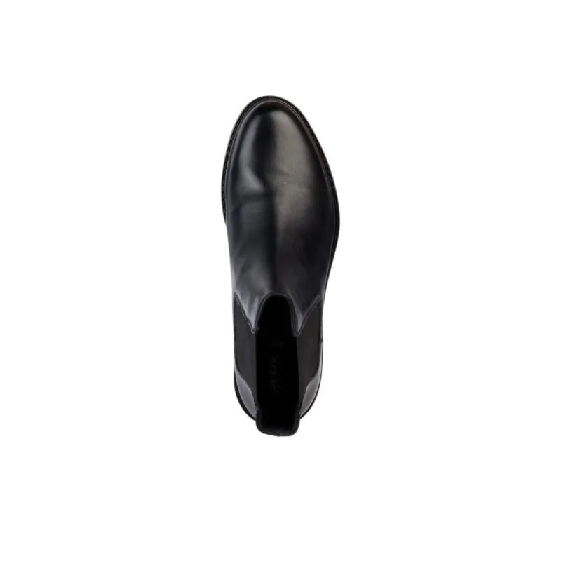 GEOX Short Chelsea Boots 4cm Women's Black-6