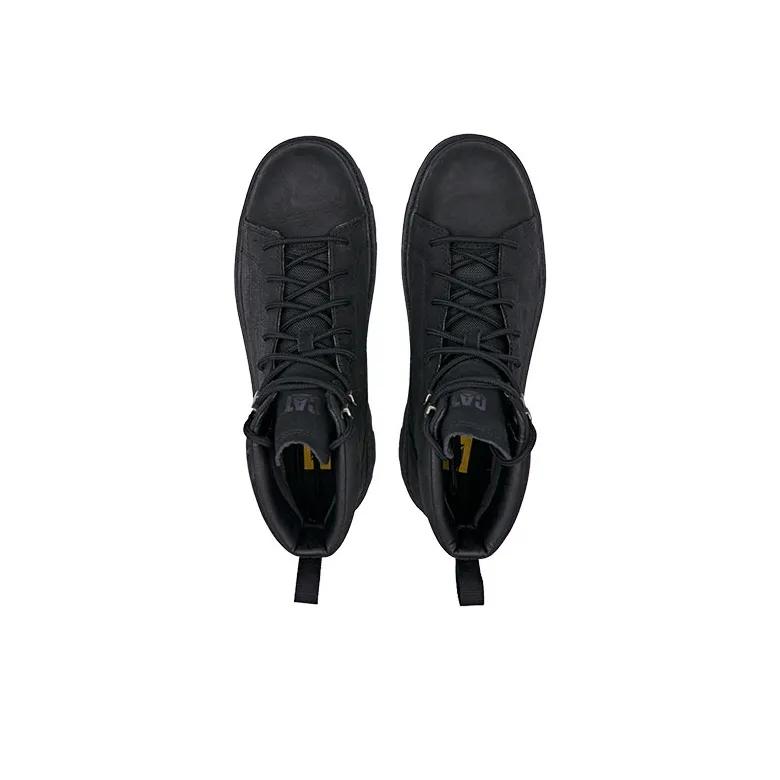 CAT Wear Resistant Slip Resistant Ankle Length Outdoor Boots Men's Black-2