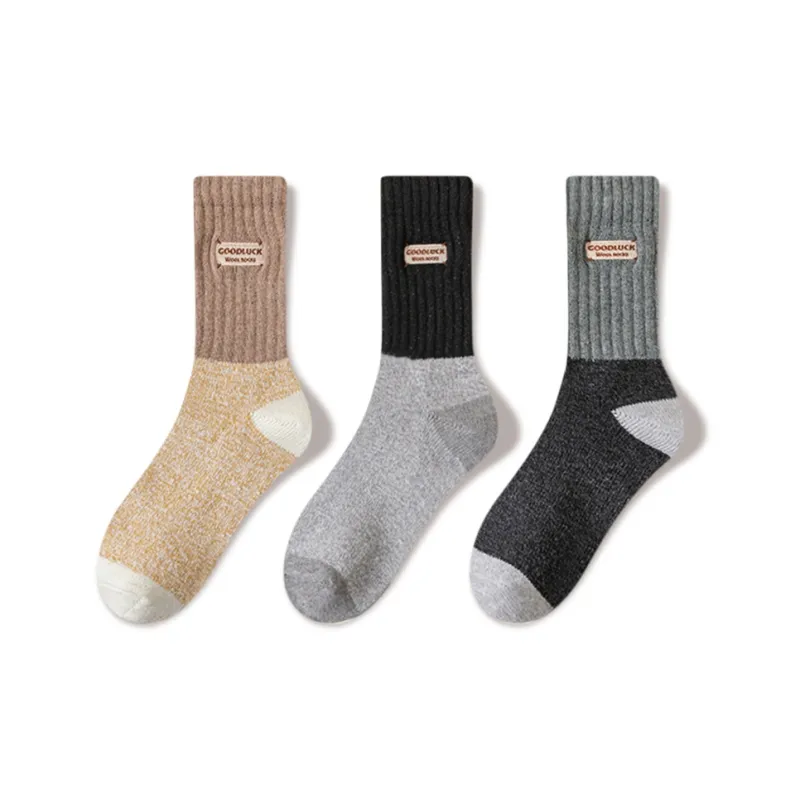 JIAZINI Knee High Socks Men's 3 Pack-12